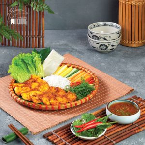Cá Lăng nướng giềng mẻ sa tế Tom Yum